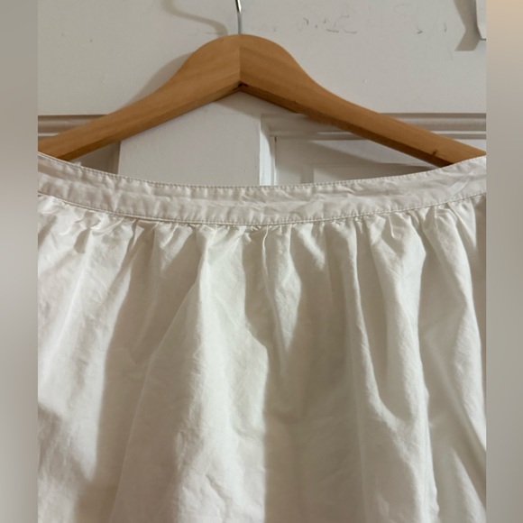 Anthropologie White high-low bubble hem midi skirt - Picture 3 of 6